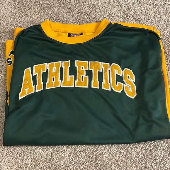Stitches Genuine Merchandise Oakland Athletics MLB Shirt - Picture 1 of 5